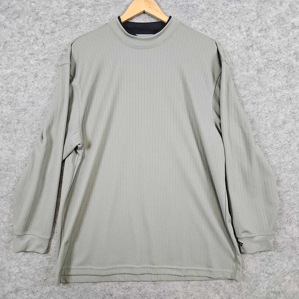 Wedge Golf Men's Sage Green Long‎ Sleeve Pullover Size L Preppy Country Club